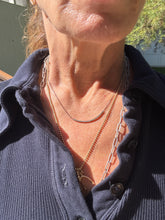 Pave Diamond Curved Bar Necklace