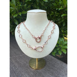 Rose Gold Dainty Chains with Matching Rose Gold Clasp