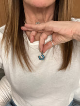 Small Turquoise Horseshoe Pendant