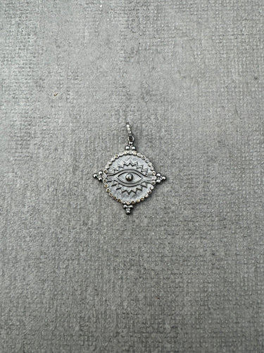 Evil Eye Pendant with Diamond Details