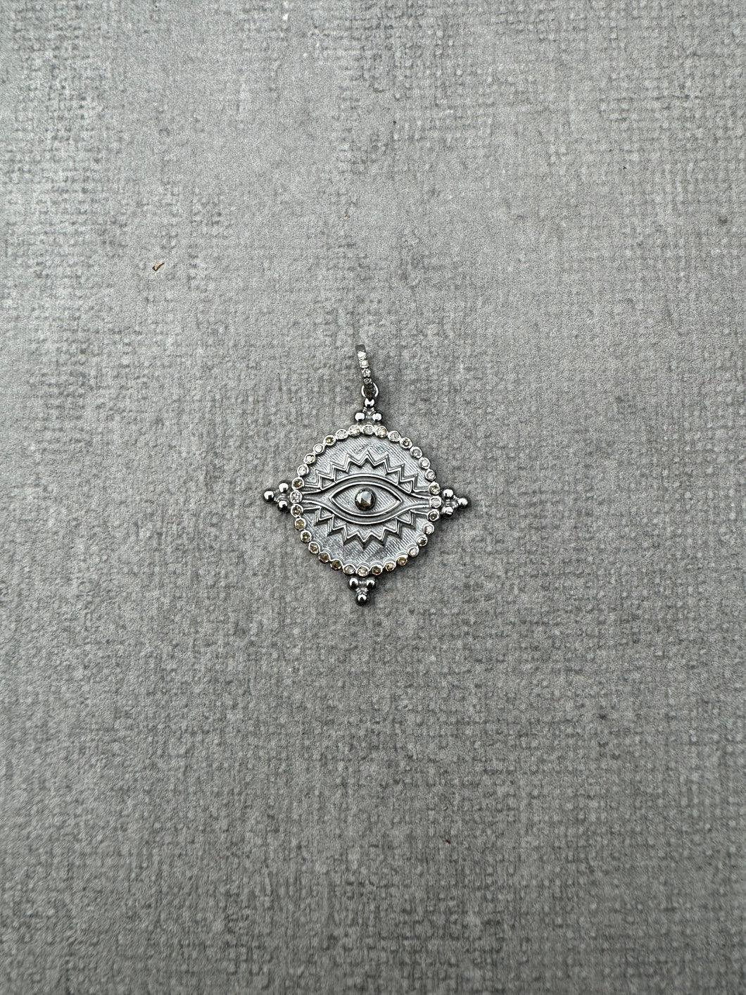 Evil Eye Pendant with Diamond Details