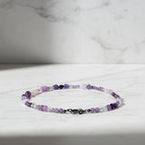 Hodgepodge Purple Opal Necklace with Diamond Clasp