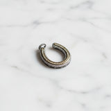 Two Tone Horseshoe Pendant