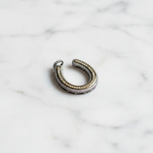 Two Tone Horseshoe Pendant