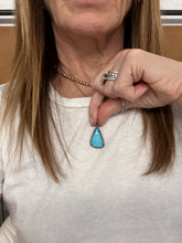 Turquoise and Diamond Pendants