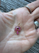 Opal Mushrooms with 14k Gold Details