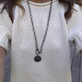 Repurposed Chanel Button Pendant
