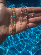Mixed Opal Beaded Necklace with Diamond Clasp