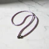 Spiny Oyster Shell Beaded Necklace with Diamond Clasp