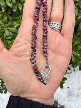 Spiny Turquoise Beaded Necklace with Diamond Heart Clasp