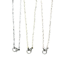 Heart Chain Necklace with Diamond Clasp