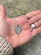 Pave Diamond Teardrop Heart