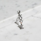 LOVE Dangling Pave Diamond Pendant