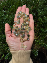 Cats Eye Bezeled Necklace with Diamond Clasp