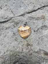 Heart Shaped Stone with Pave Diamond Border
