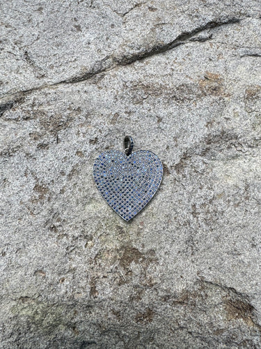 Blue Sapphire Heart Pendant