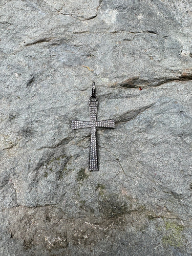 Pave Diamond Cross Pendant