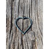 Turquoise Open Heart with Pave Diamond Bail
