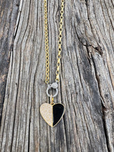 Oval Gold Chain Link with Pave Diamond Clasp