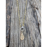 Dainty Paperclip Gold Chain Necklace with Diamond Clasp