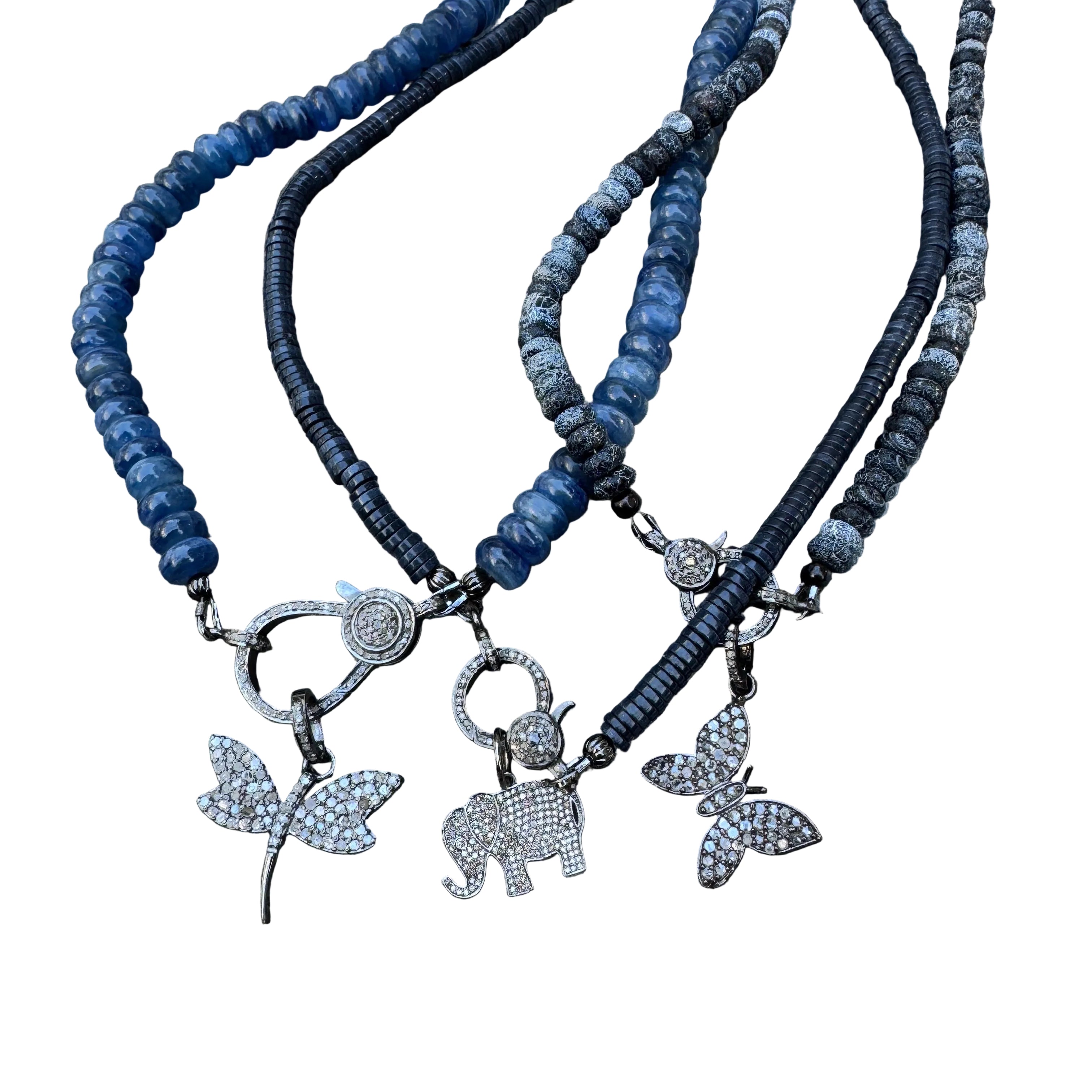 Pave Diamond Dragonfly Pendant