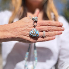 Golden Hill and Diamond Pendant