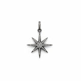 Small Pave Diamond Starburst Pendant