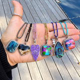 Small Gemstone Beaded Necklace