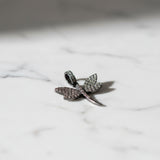 Pave Diamond Dragonfly Pendant