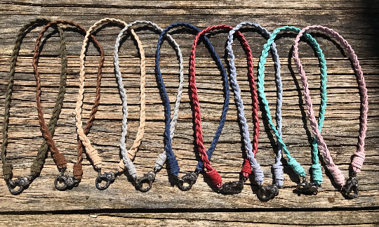 Braided Leather Suede Necklace with Small Pave Diamond Lobster Claw Clasp (Multiple Colors Available)