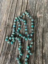 Coated Amazonite Necklace with Pave Diamond Clasp