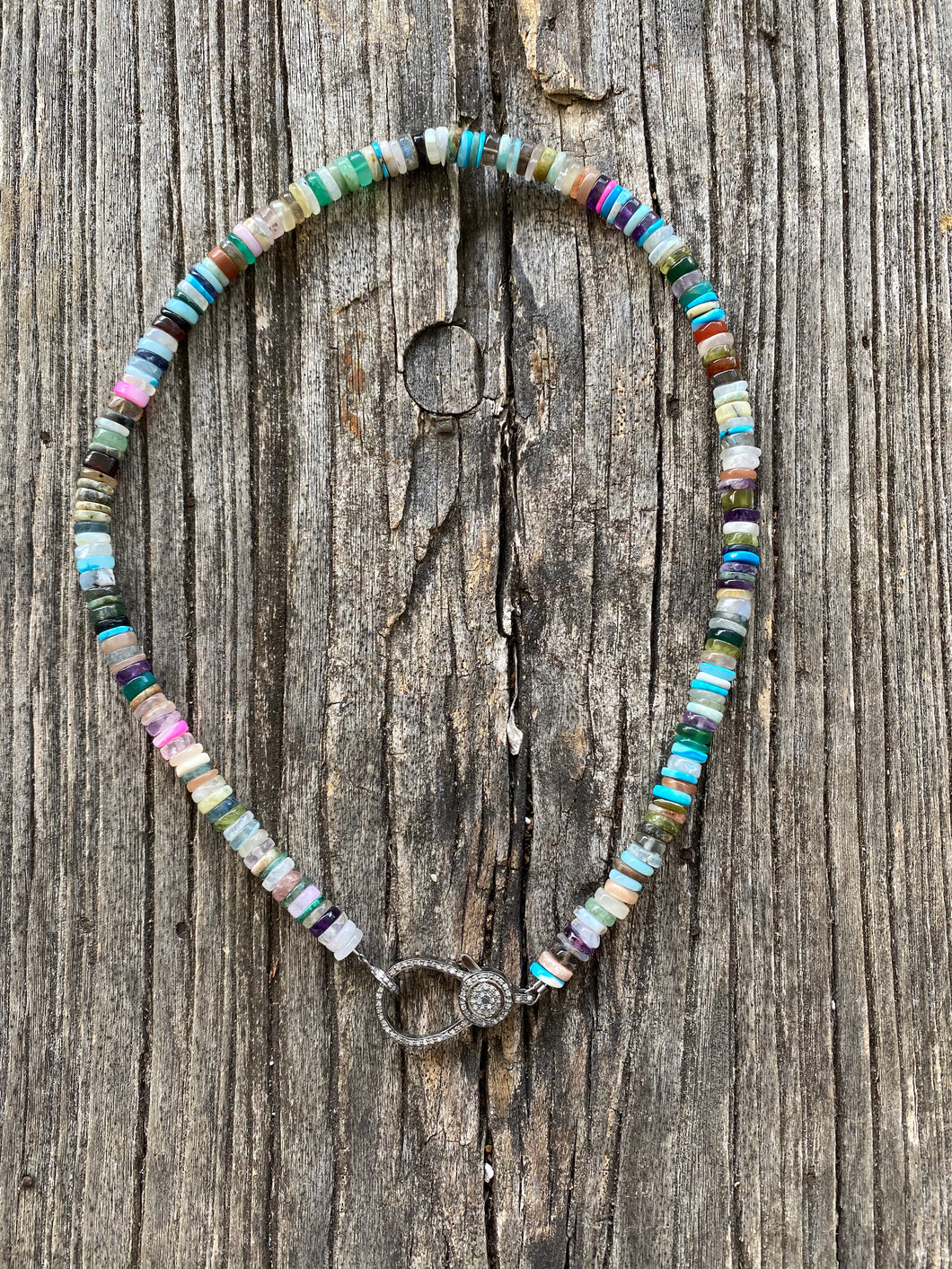 Heishi sales bead necklace